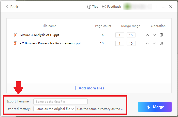 WPS Office specify location and name