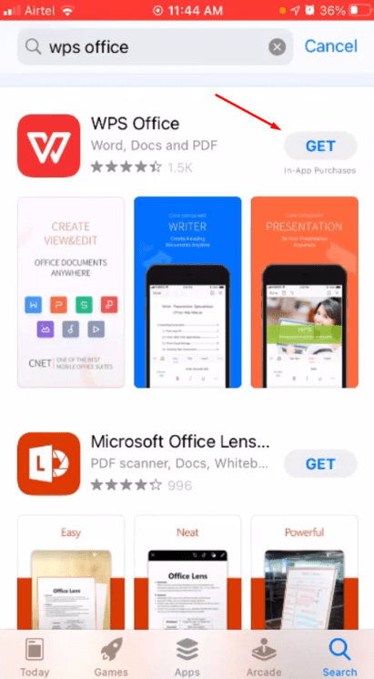 ”wps office get”