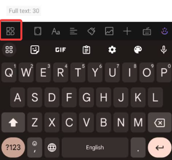 click the show button