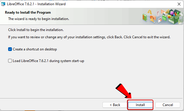 LibreOffice desktop shortcut