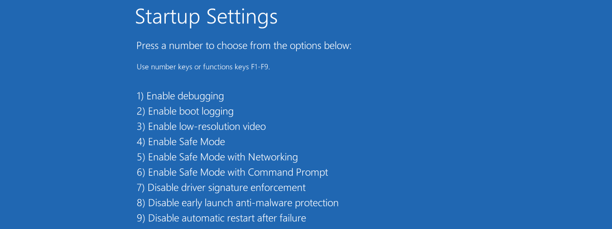 Safe Mode with Networking
