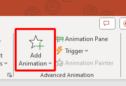 the desired animation effect