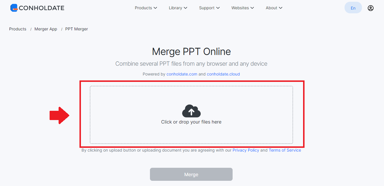 Conholdate upload presentations