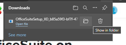 Locate the Downloaded File