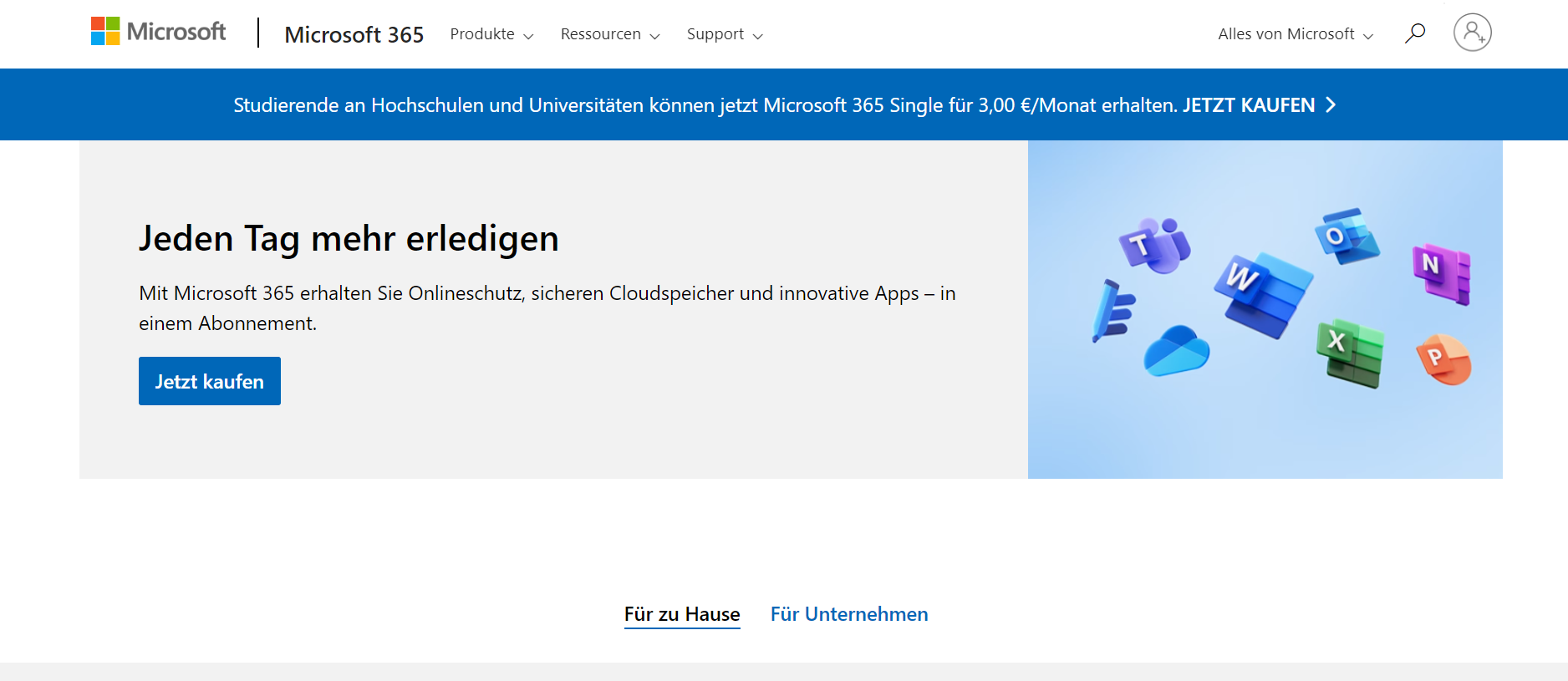 Lade Microsoft 365 herunter