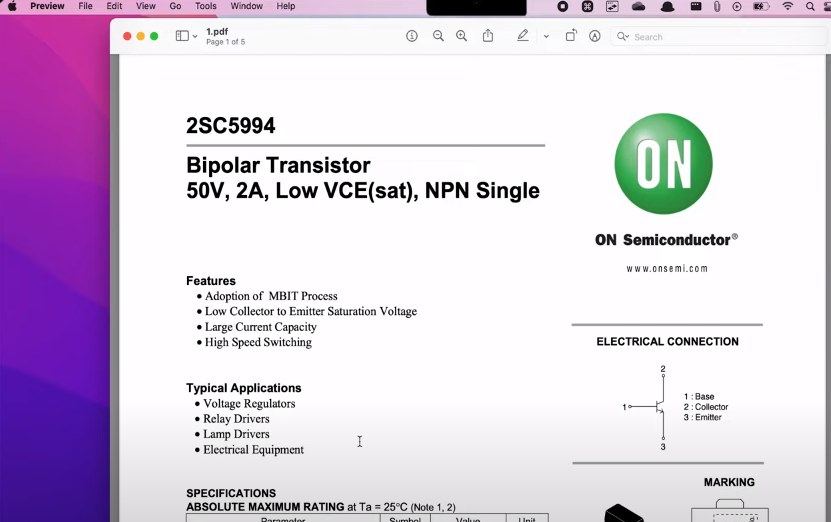 Open PDF File in Preview.