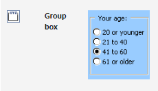 “form controls section of group box”