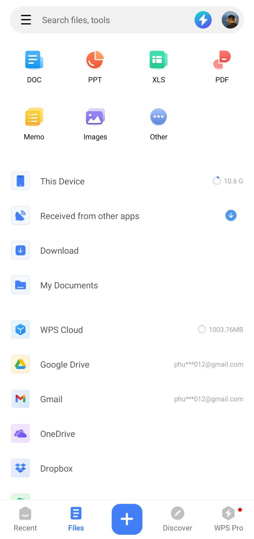  “Word, Excel, or PowerPoint icon in WPS Office”
