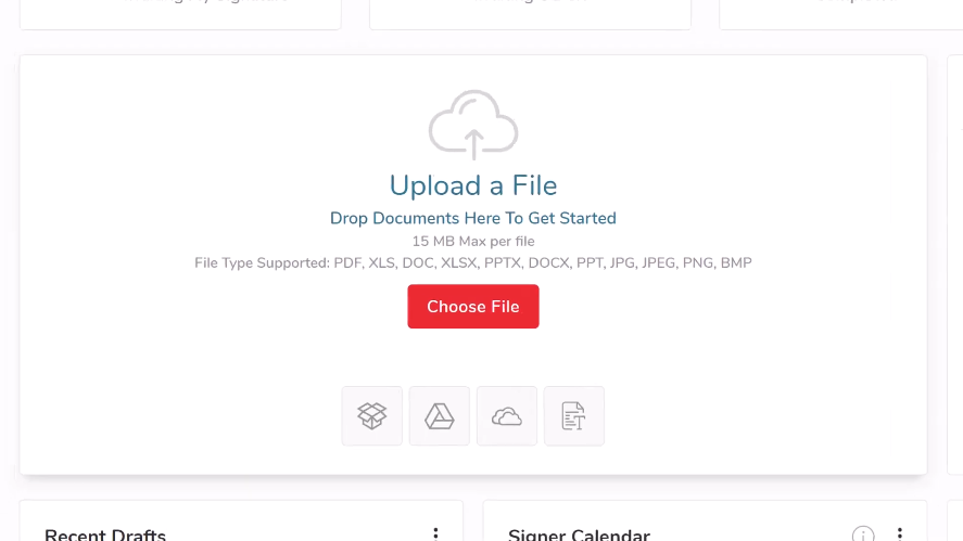 “upload doc to jSign”