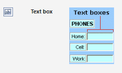 “text boxes modifications”