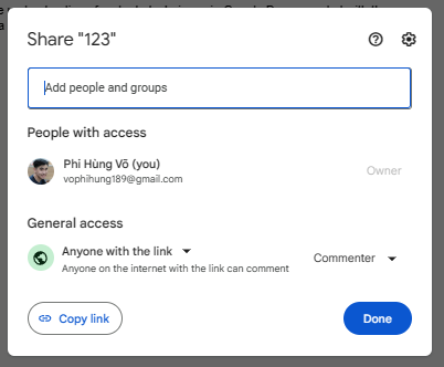  Enter the email addresses