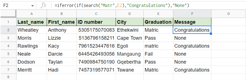 How to Use IF CONTAINS Function to Check Text in Google Sheets (With ...
