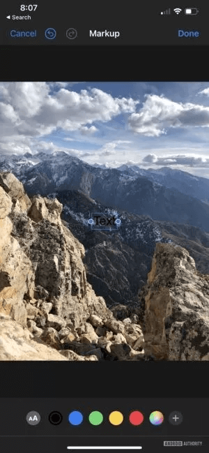 Choose Text to insert a text box