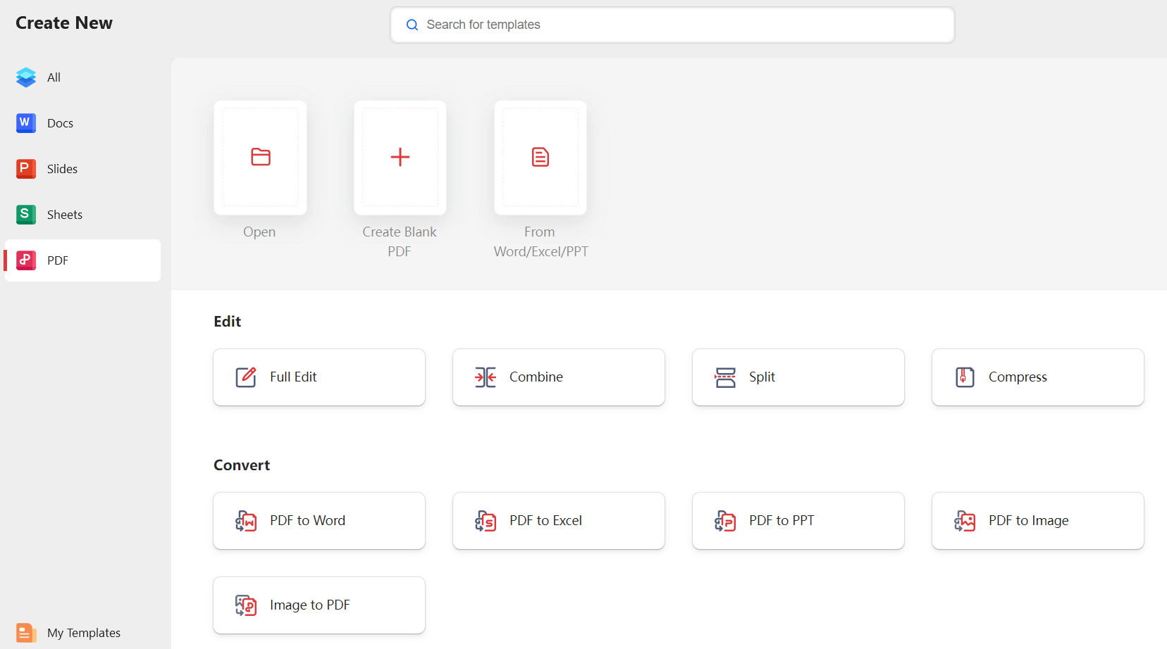 Launch WPS PDF Tools