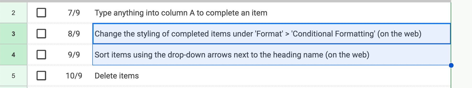 How to Hide Rows in Google Sheets (Easy & Quick)