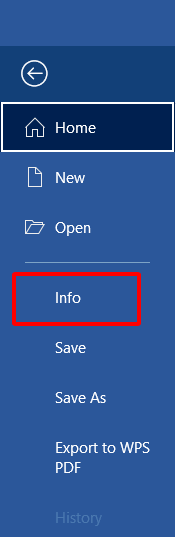 select info