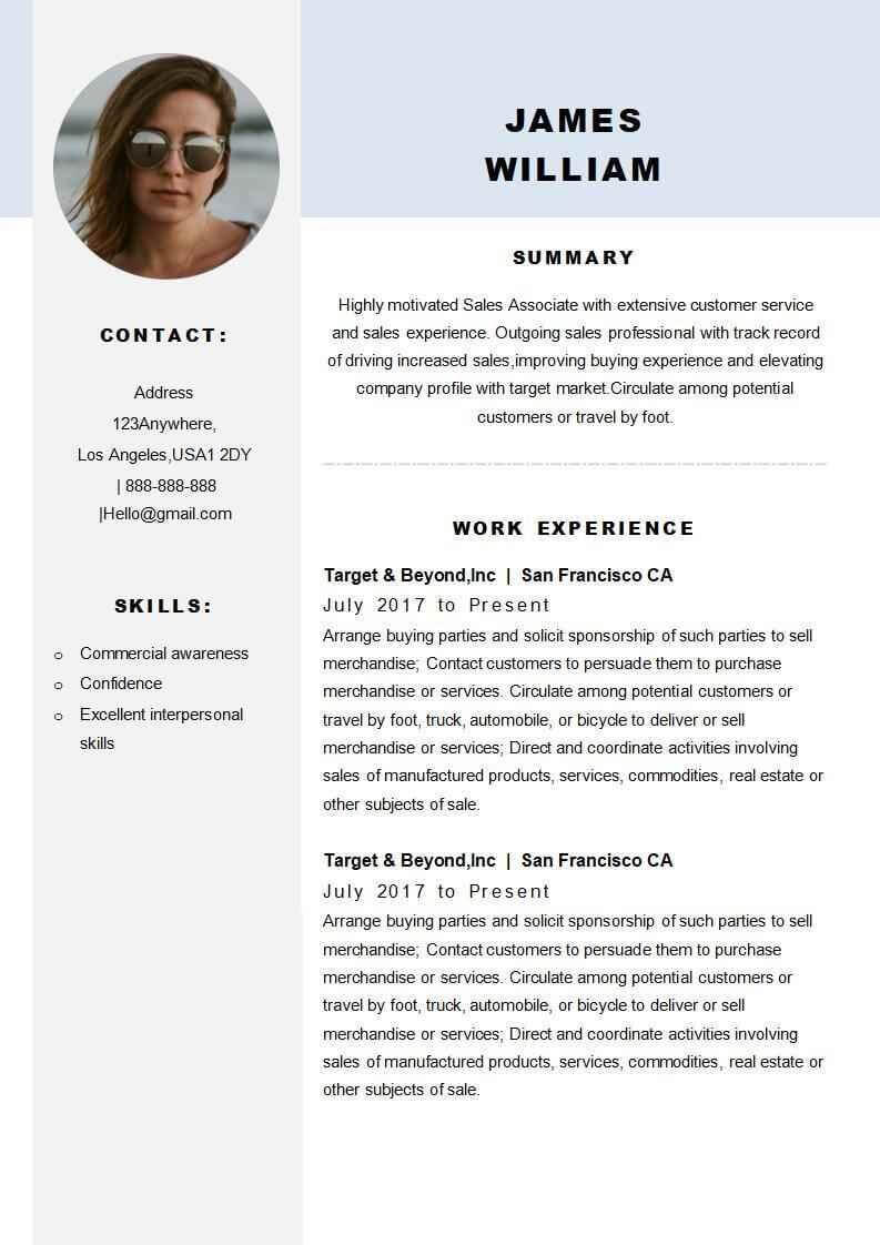  Financial Simple Resume for Business