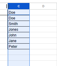 Select the Data Range