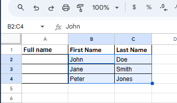 Select the Data Range