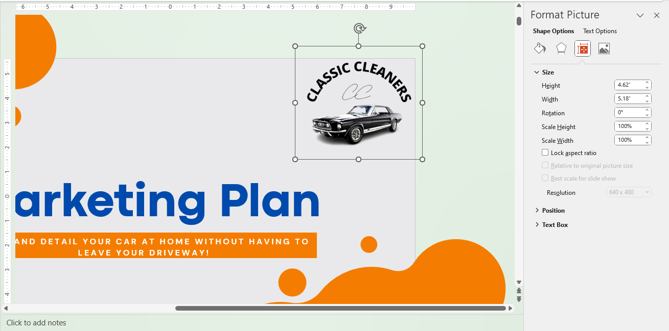 Tamanho e Propriedades da Imagem do Microsoft PowerPoint