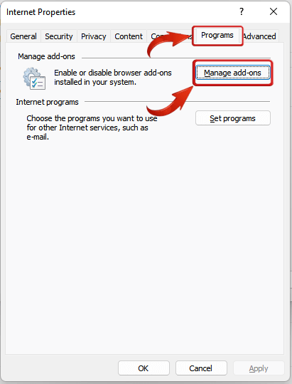  Acrobat Reader Manage add-ons