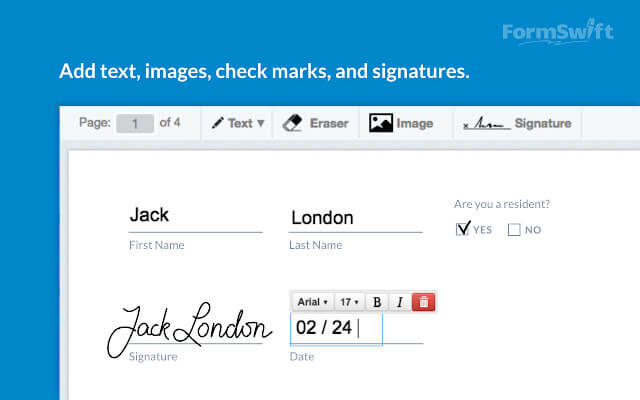 FormSwift PDF Editor
