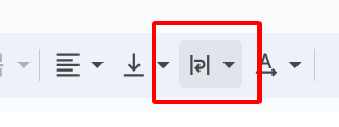  Select Wrap Text icon.
