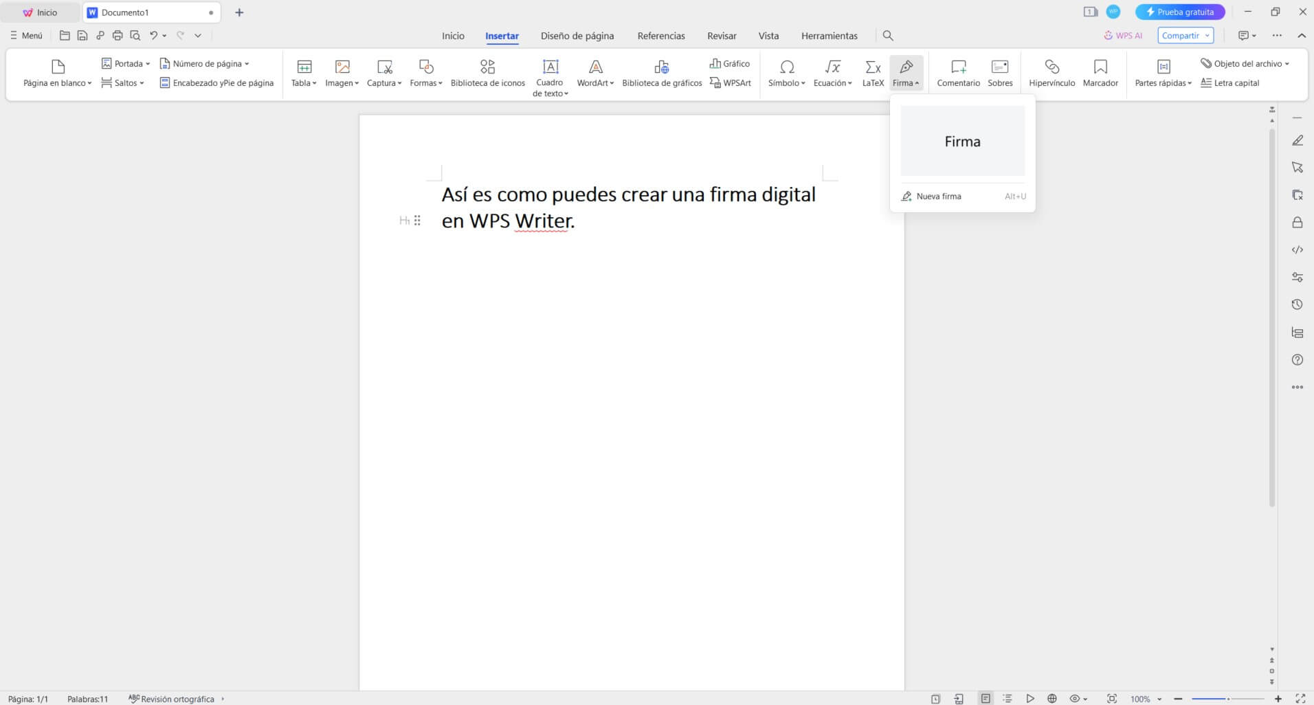 ¿Cómo crear una firma digital gratis Word?