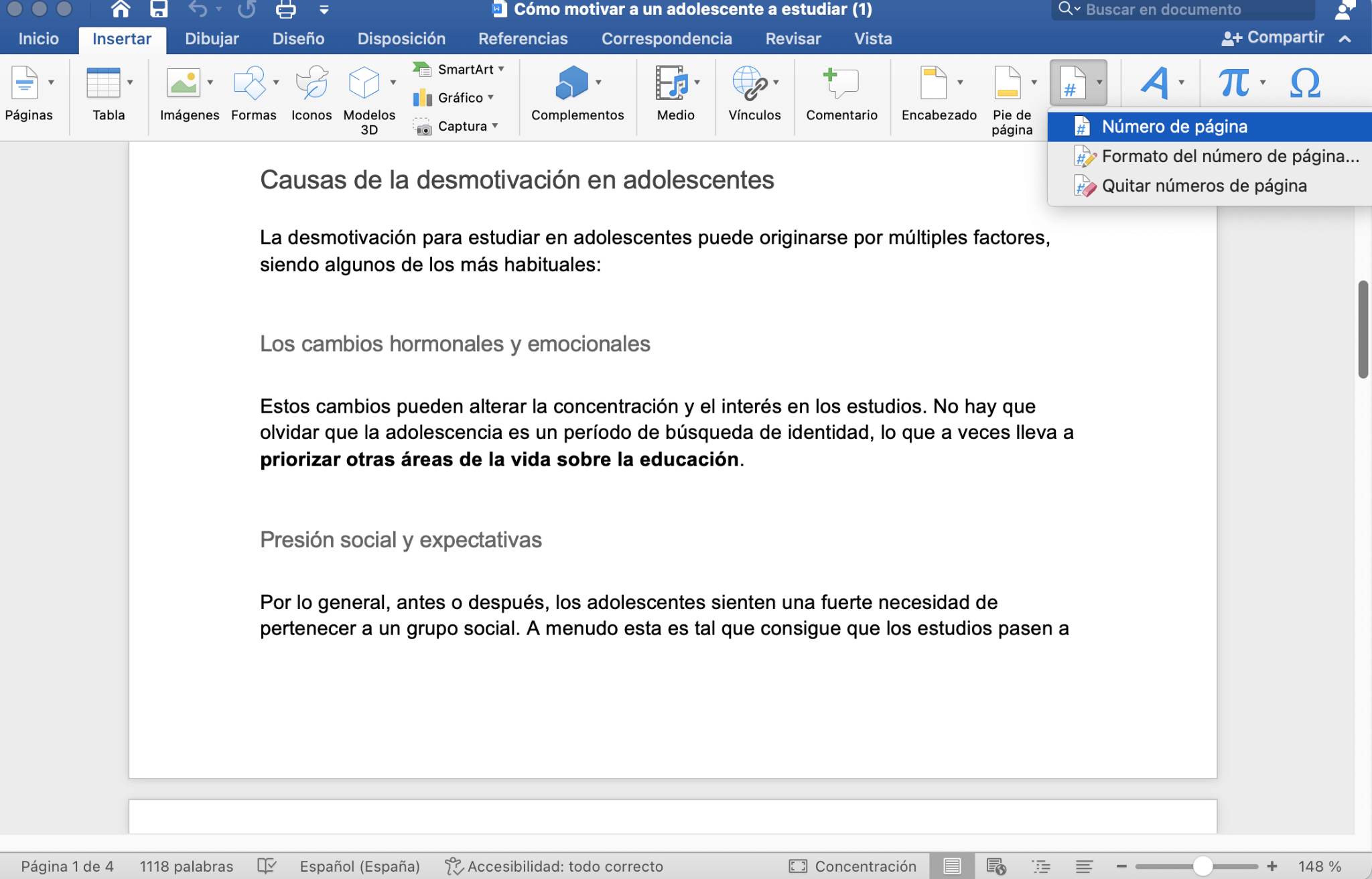 Guía Completa para Numerar Páginas en Word a Partir de la Tercera Hoja