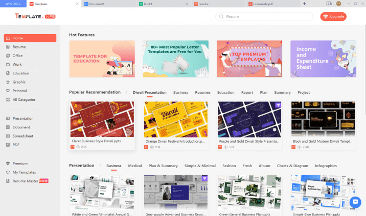 Tienda de Plantillas WPS