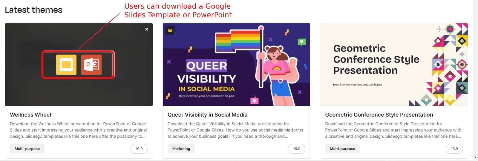 Скачать шаблон Slidego для Google Slides или PowerPoint