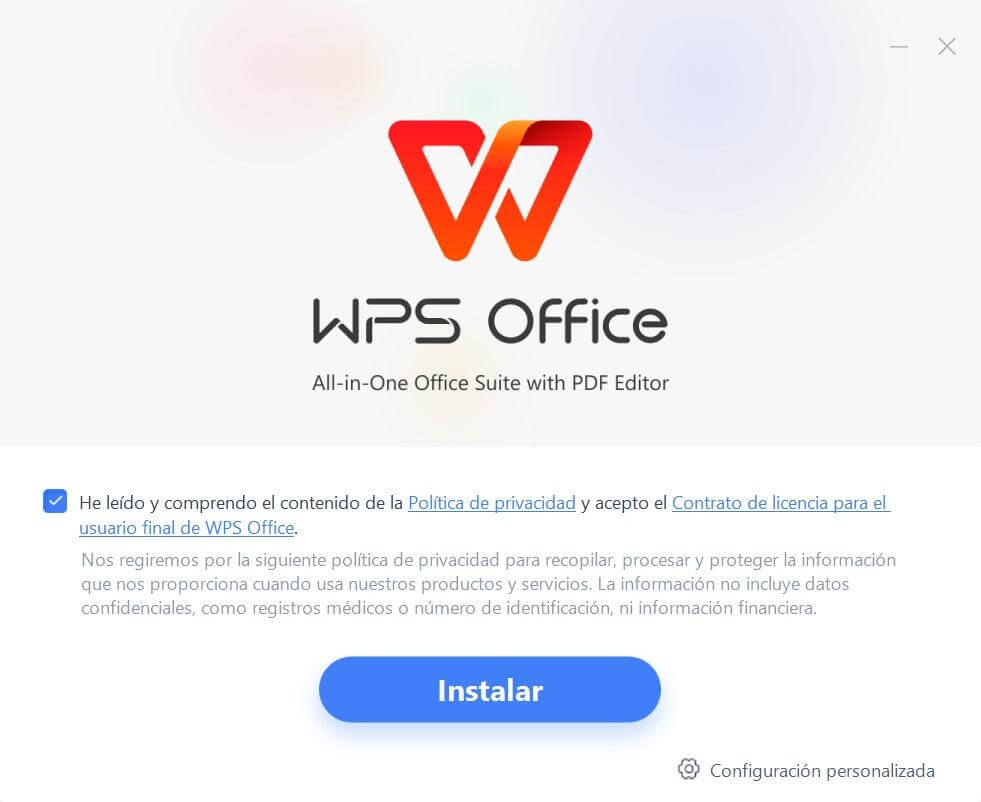 Instalar WPS Office ahora
