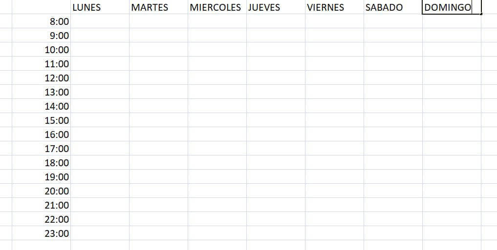 Días de la semana
