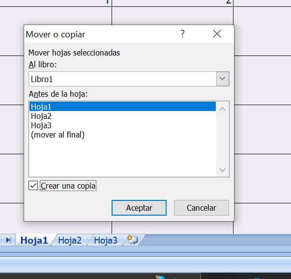 Copiar hoja
