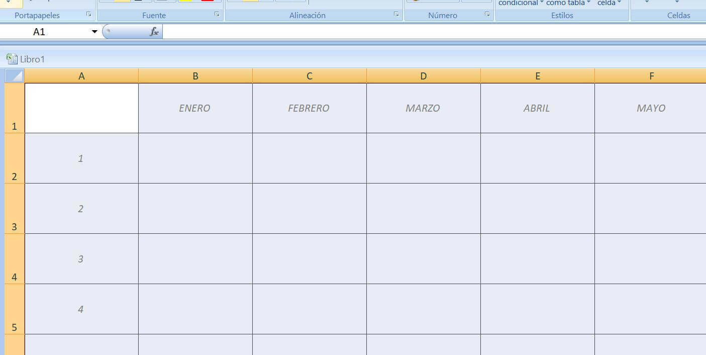 Ajustar formato del calendario