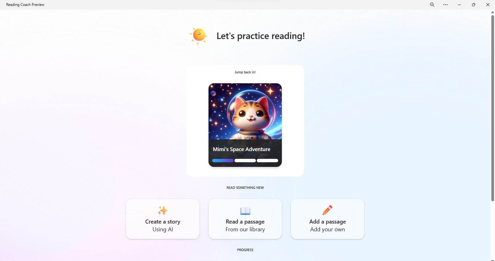 Microsoft Reading Coach