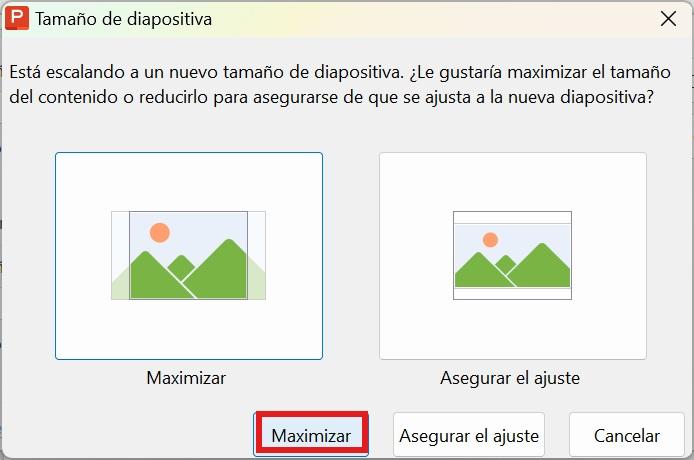 Ajustar el tamaño de la nueva diapositiva en WPS Office