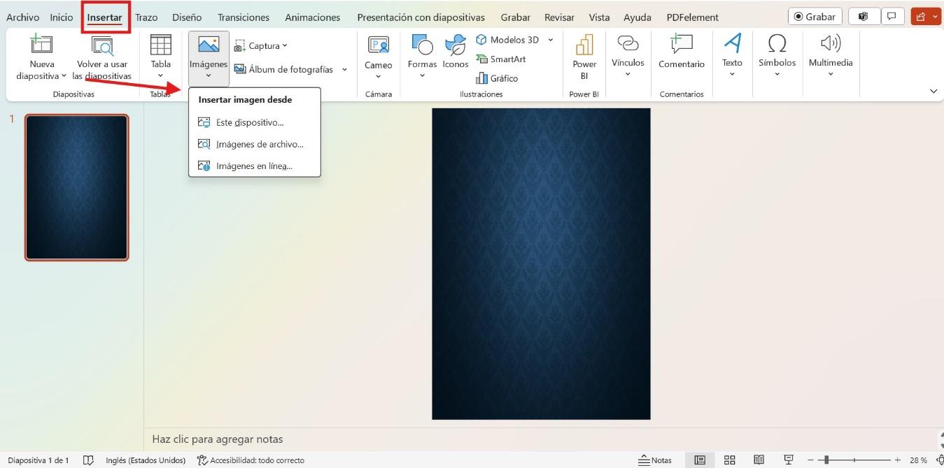  Insertar imágenes en PowerPoint