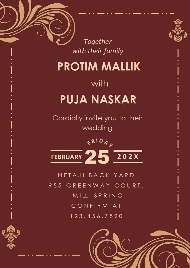 Descargar Gratis Las 10 Mejores Plantillas De Invitaciones de Word