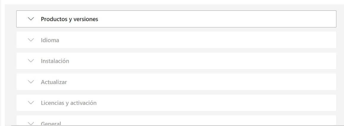 Opciones de Configuración de la Herramienta de Configuración de Office