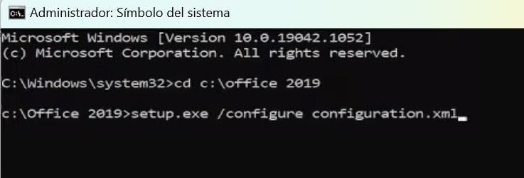 Ejecutar el comando de la utilidad ODT