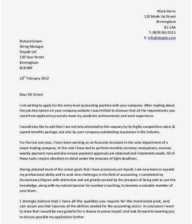 Plantilla de carta de solicitud de empleo moderna