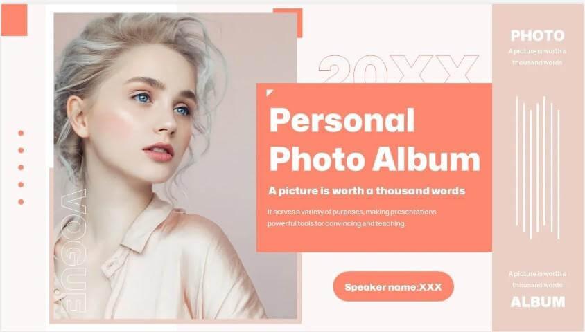 Álbum de fotos personal