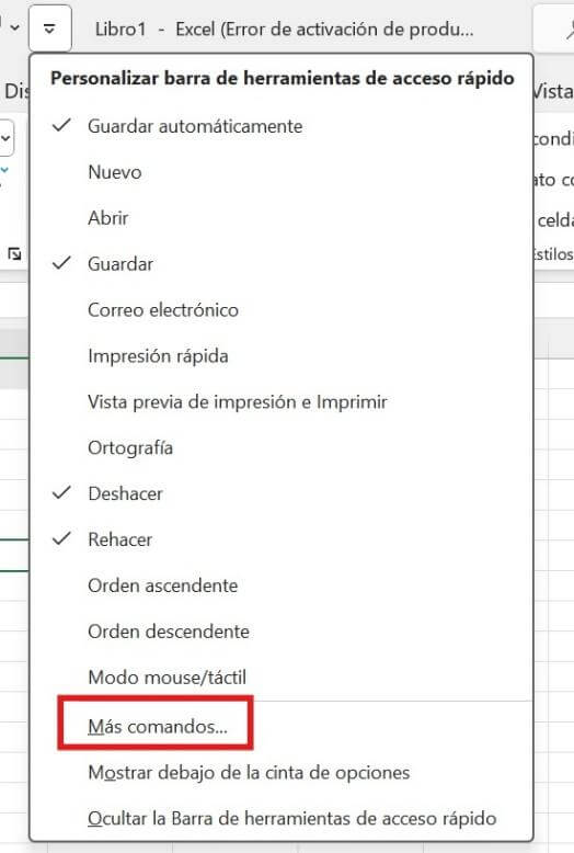 Crear acceso directo
