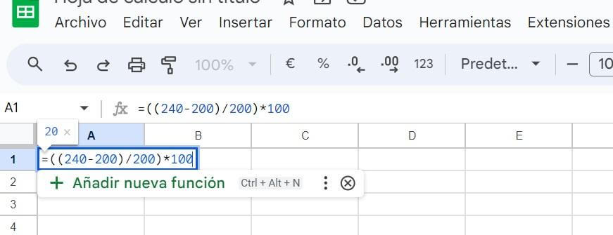 Ejemplo de Porcentaje de Aumento y Disminución