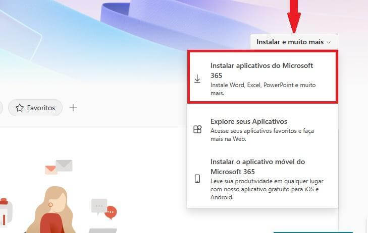 Baixando o Microsoft 365