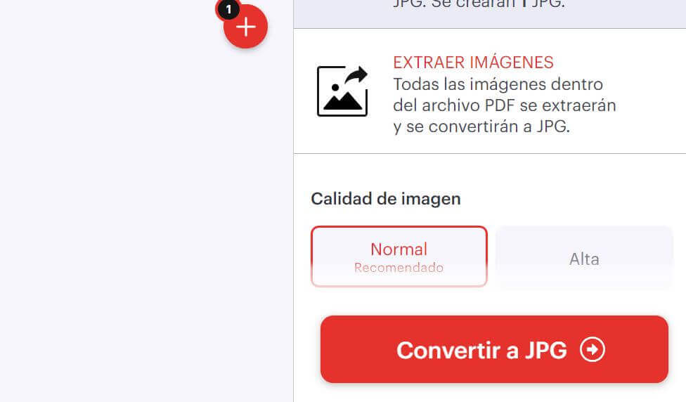 Iniciar proceso de conversión