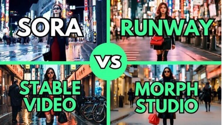 Fitur-fitur OpenAI Sora dan Runway