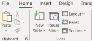 tela do PowerPoint