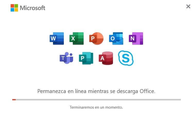 Asistente de instalación de Microsoft